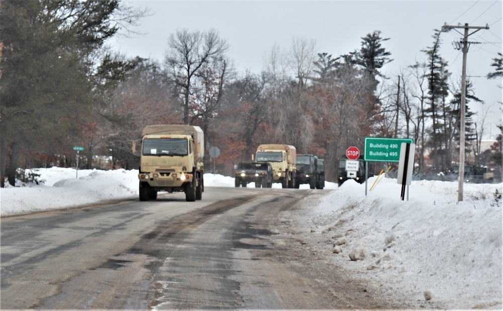 379th Chemical Company trains at Fort McCoy in early March 2019