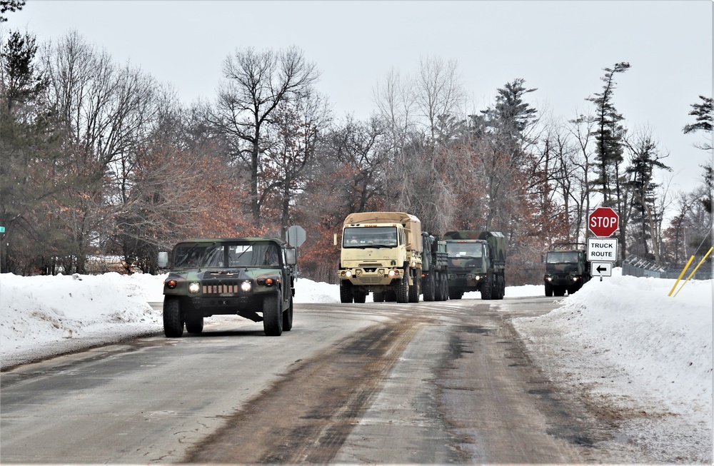 379th Chemical Company trains at Fort McCoy in early March 2019