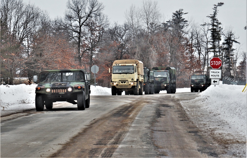379th Chemical Company trains at Fort McCoy in early March 2019