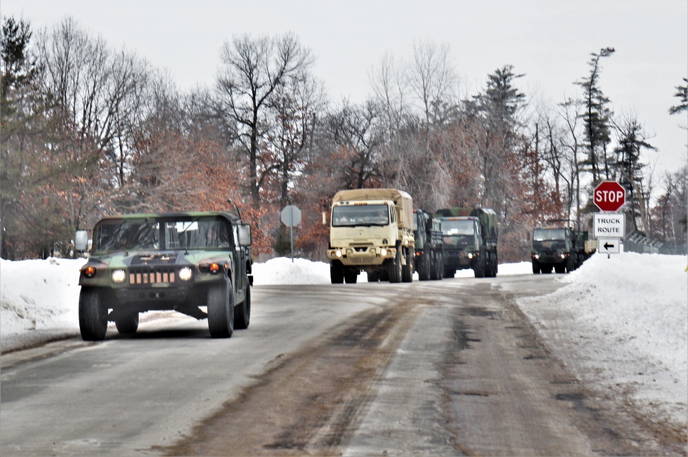 379th Chemical Company trains at Fort McCoy in early March 2019