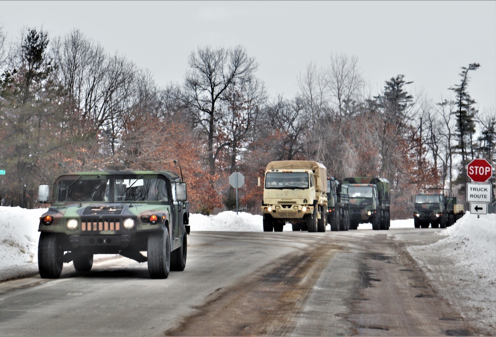 379th Chemical Company trains at Fort McCoy in early March 2019