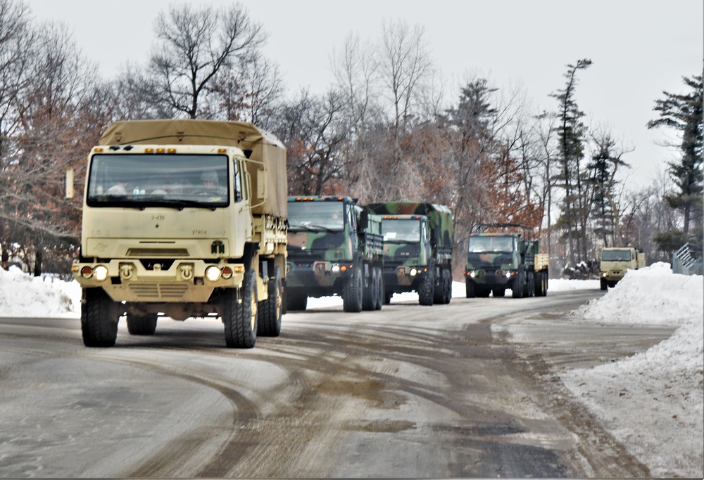 379th Chemical Company trains at Fort McCoy in early March 2019