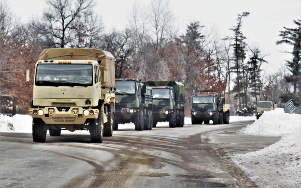 379th Chemical Company trains at Fort McCoy in early March 2019