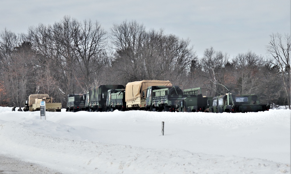 379th Chemical Company trains at Fort McCoy in early March 2019