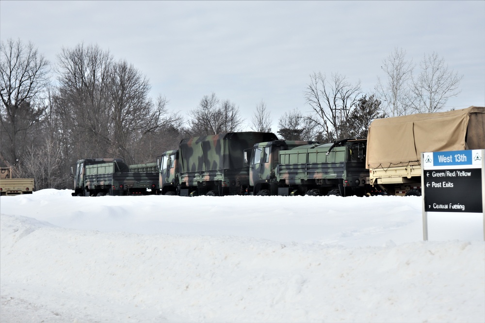 379th Chemical Company trains at Fort McCoy in early March 2019