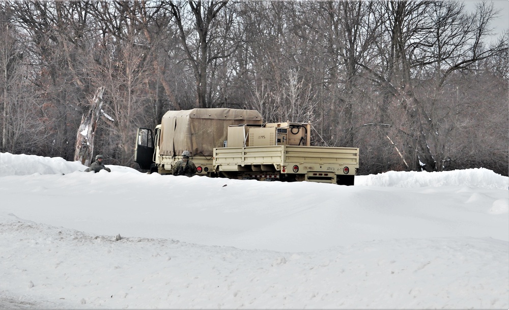 379th Chemical Company trains at Fort McCoy in early March 2019
