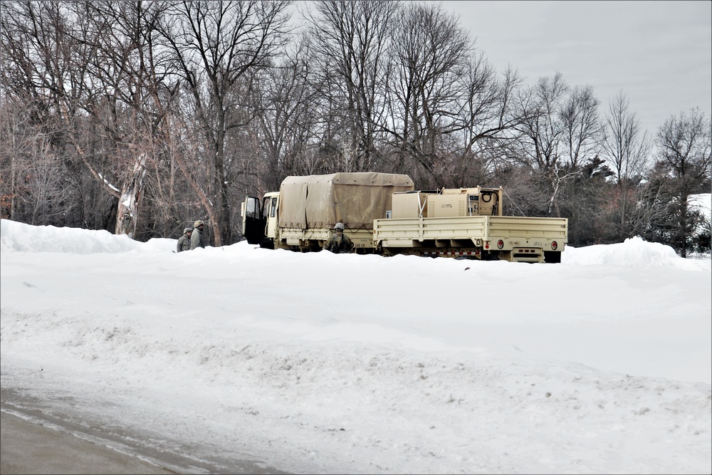 379th Chemical Company trains at Fort McCoy in early March 2019