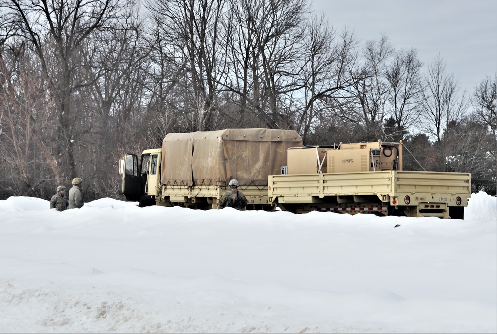 379th Chemical Company trains at Fort McCoy in early March 2019