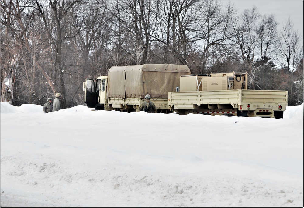 379th Chemical Company trains at Fort McCoy in early March 2019