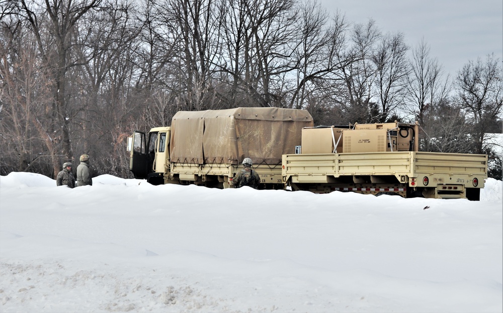 379th Chemical Company trains at Fort McCoy in early March 2019