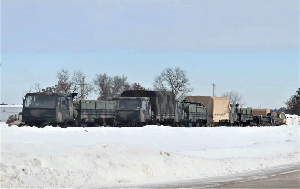 379th Chemical Company trains at Fort McCoy in early March 2019