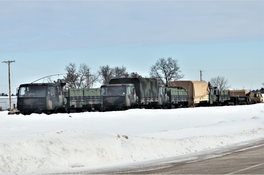 379th Chemical Company trains at Fort McCoy in early March 2019