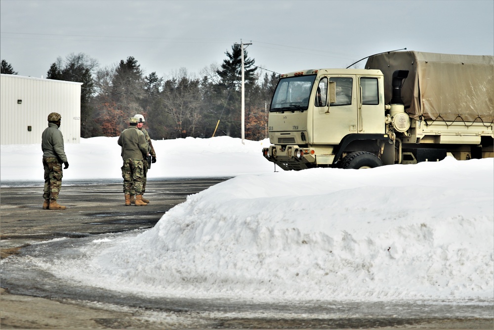 379th Chemical Company trains at Fort McCoy in early March 2019