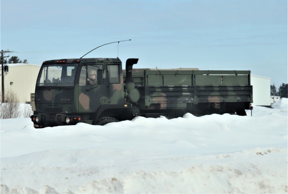 379th Chemical Company trains at Fort McCoy in early March 2019
