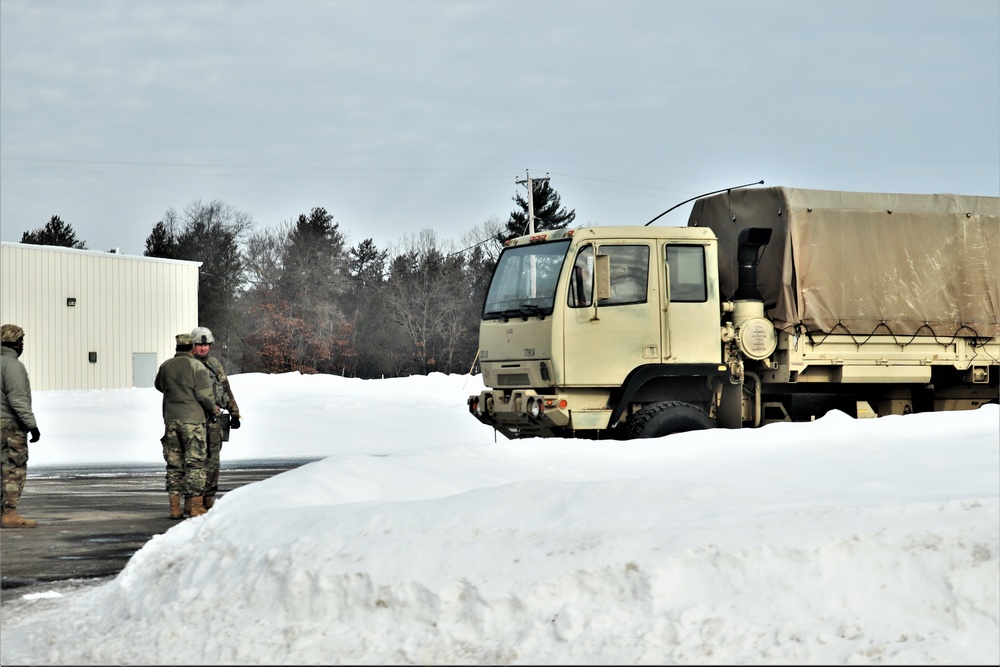 379th Chemical Company trains at Fort McCoy in early March 2019