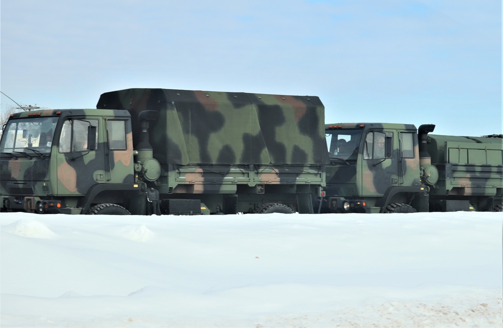379th Chemical Company trains at Fort McCoy in early March 2019