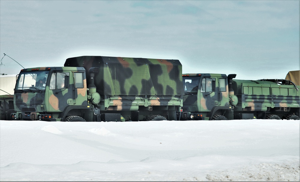 379th Chemical Company trains at Fort McCoy in early March 2019