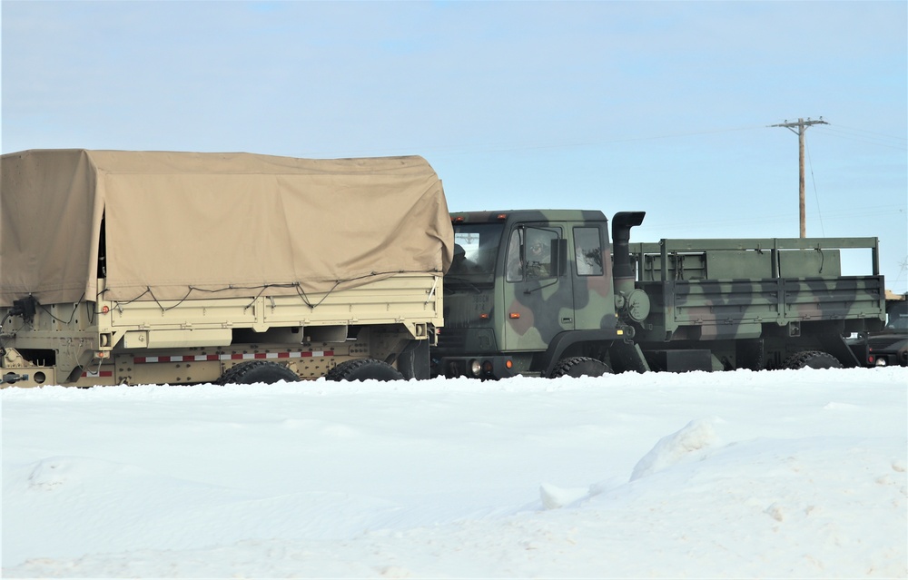 379th Chemical Company trains at Fort McCoy in early March 2019