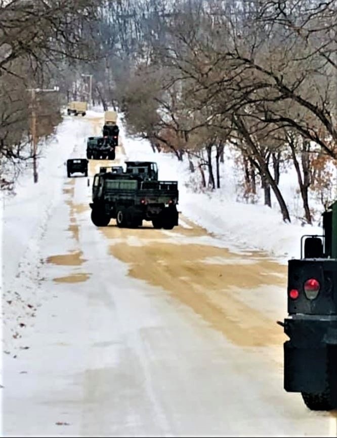379th Chemical Company trains at Fort McCoy in early March 2019