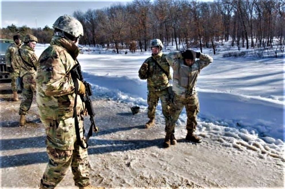 379th Chemical Company trains at Fort McCoy in early March 2019