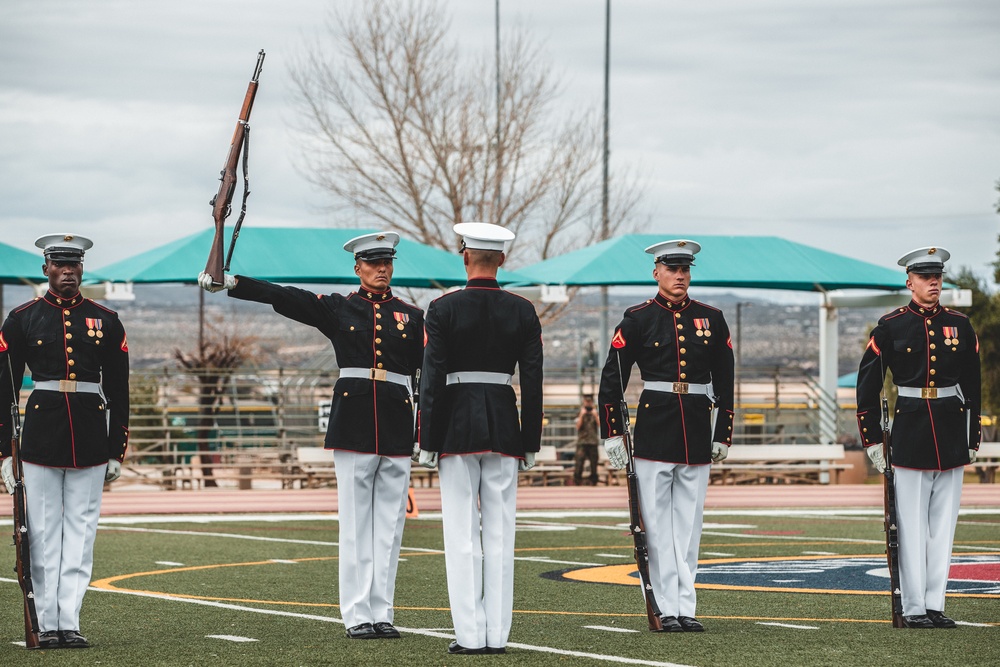 MCAGCC Hosts Battle Colors Ceremony