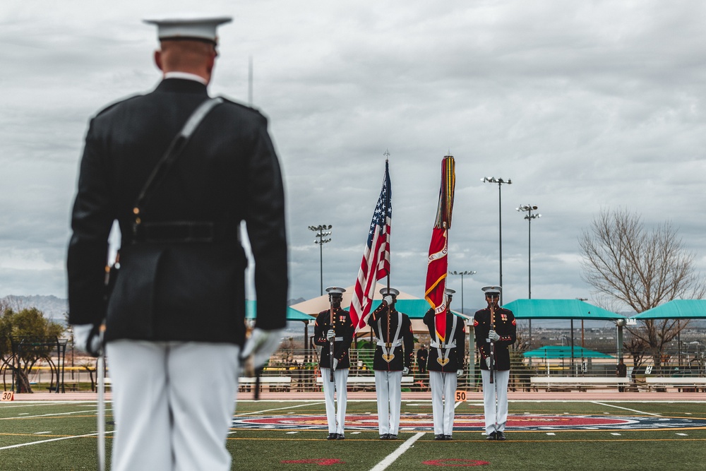 MCAGCC Hosts Battle Colors Ceremony