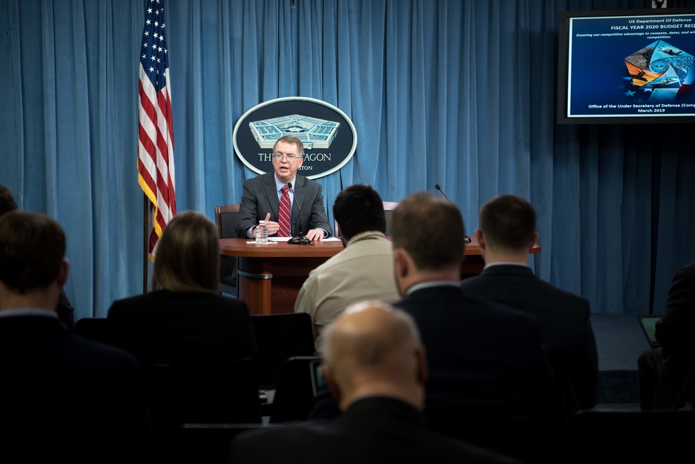 PTDO/DSD Norquist rolls out FY 20 defense budget
