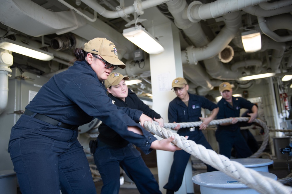 USS Zumwalt Gets Underway