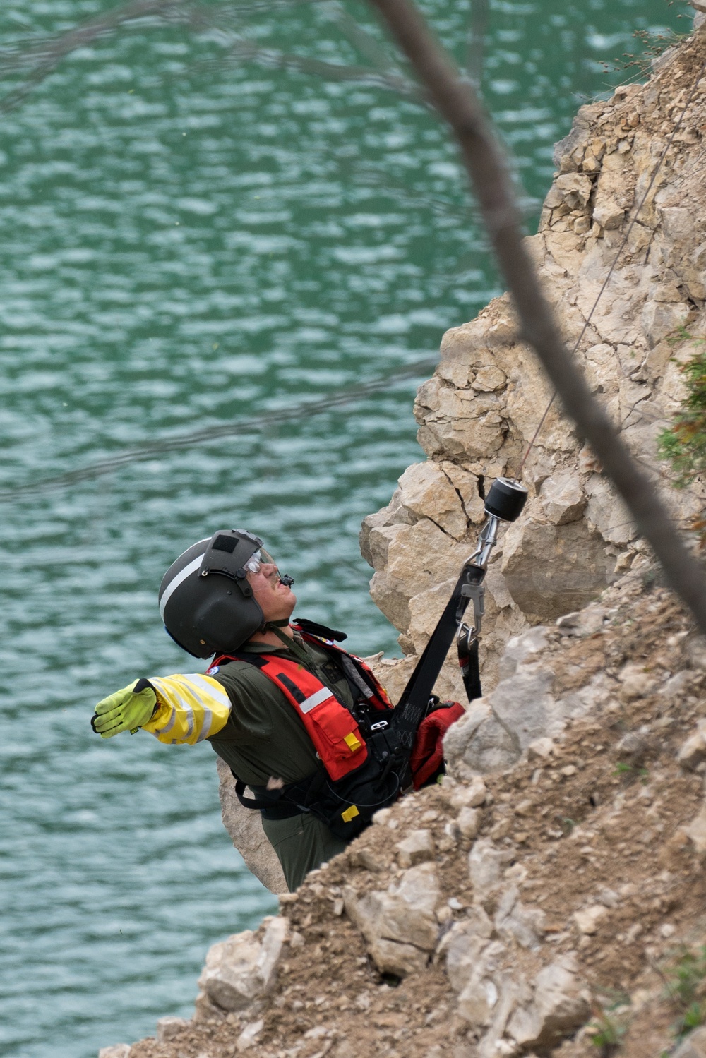 Coast Guard rescue training