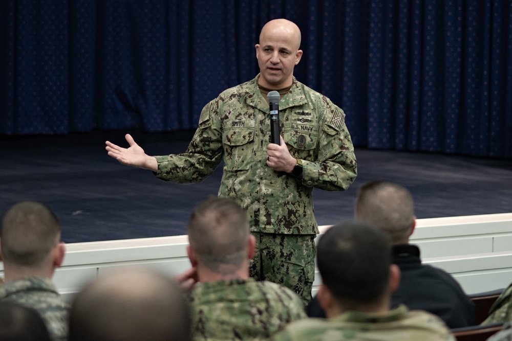 ‘We have to pivot and focus on combat at sea’ Master Chief Petty Officer of the Navy visits Defense Threat Reduction Agency