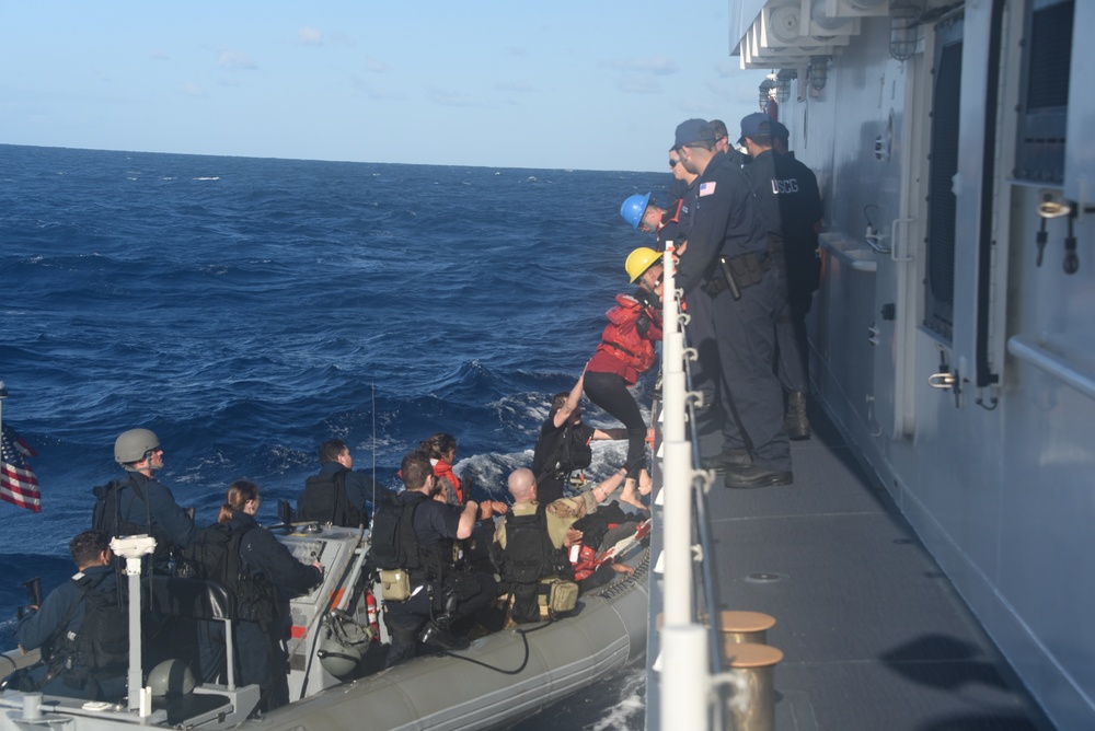 Coast Guard Interdicts 26 migrants 48 miles southeast of Long Key