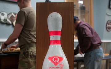 20th Air Force headquarters staff hold 75th anniversary bowling tournament