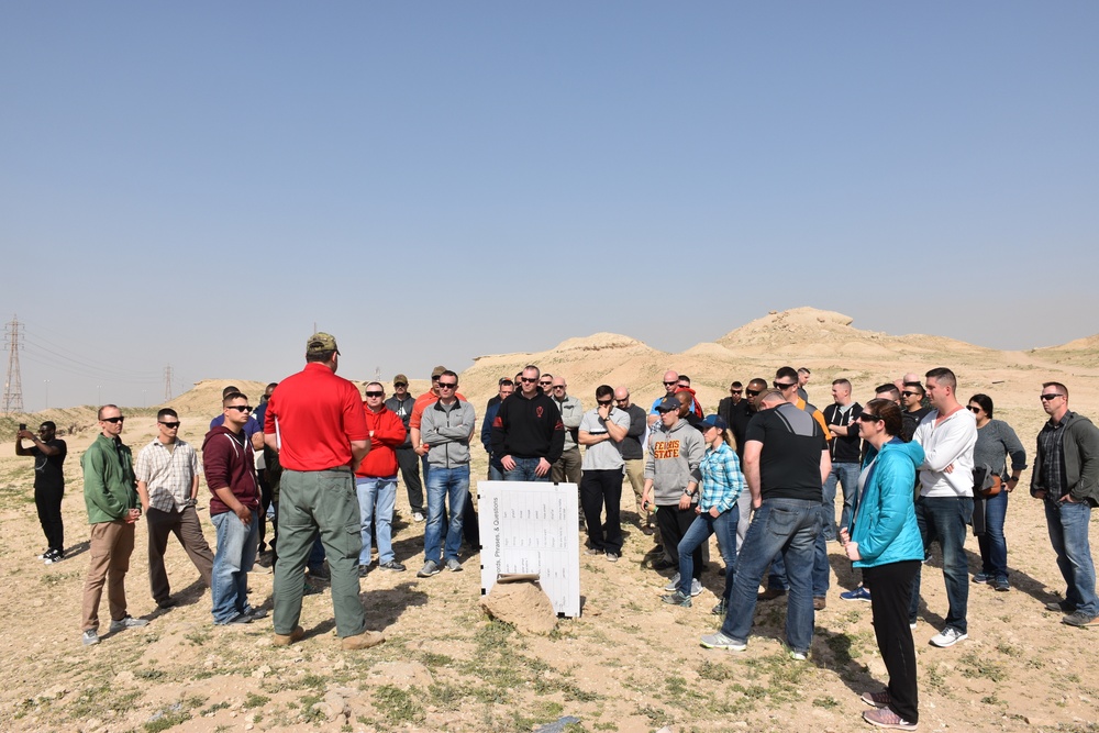 TF Castle Engineer Leaders Conduct Desert Storm Staff Ride in Kuwait