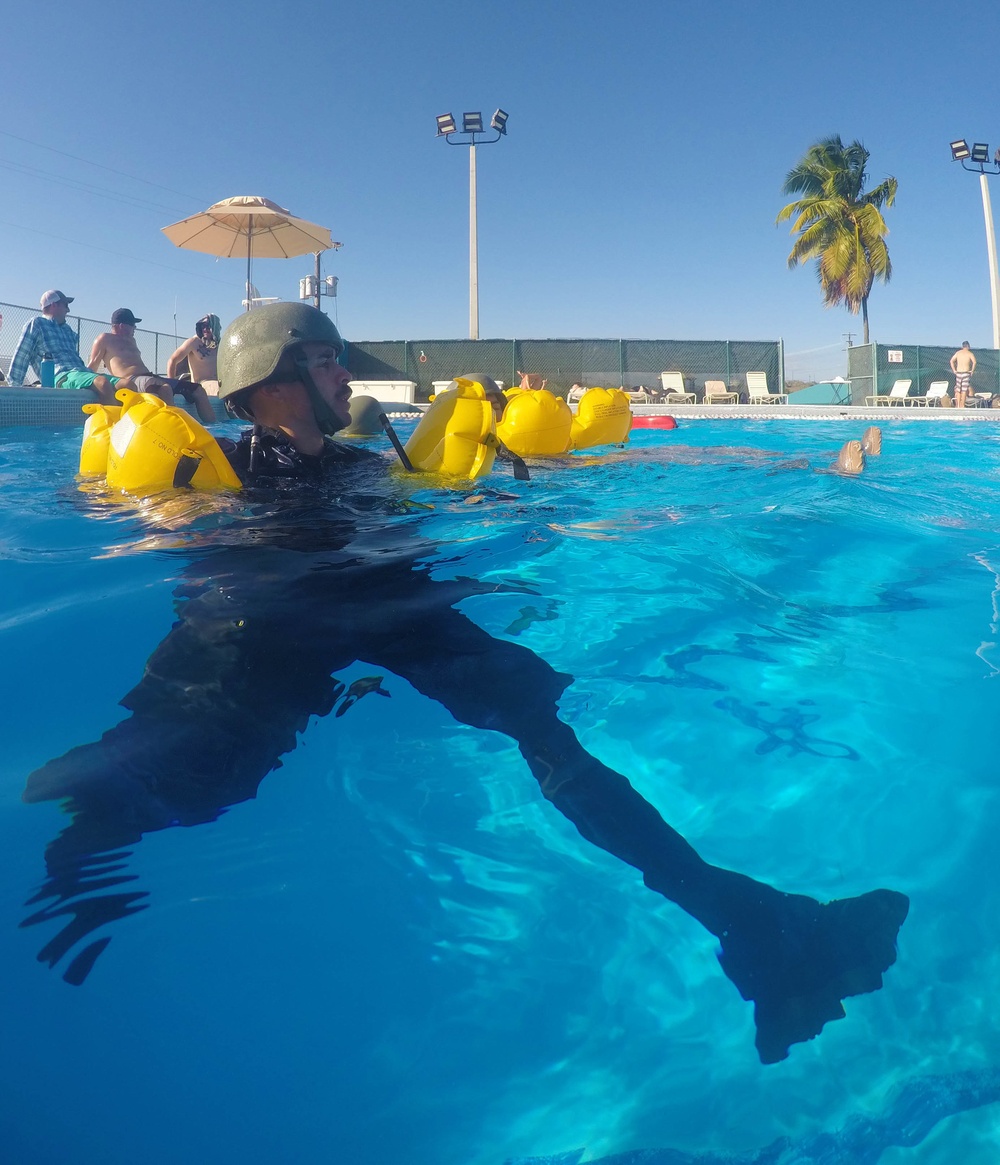 JTF Troopers complete water survival training