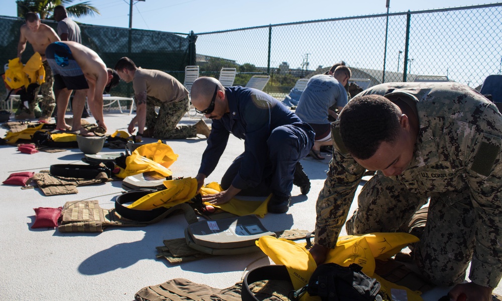 JTF Troopers complete water survival training