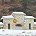 Snow-covered Fort McCoy Gate