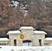 Snow-covered Fort McCoy Gate