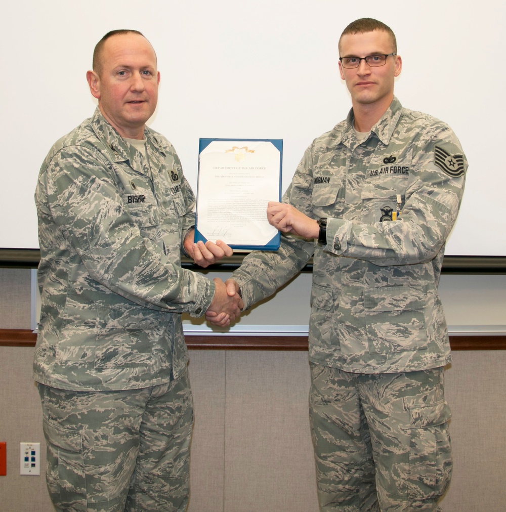 Norman Receives Air Force Commendation Medal