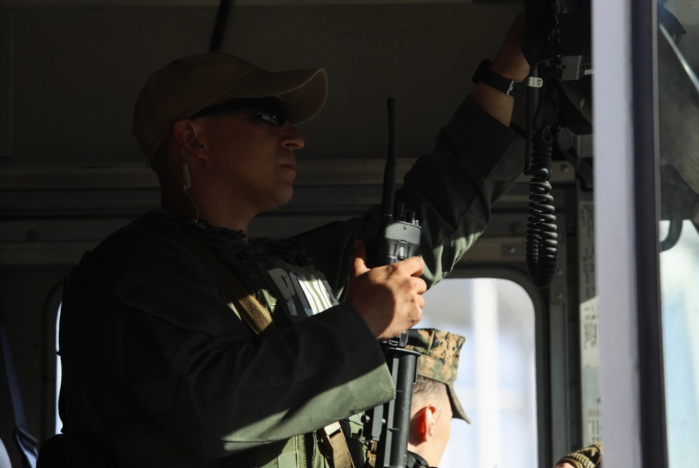 Parris Island Special Reaction Team trains during terrorism/force protection exercise