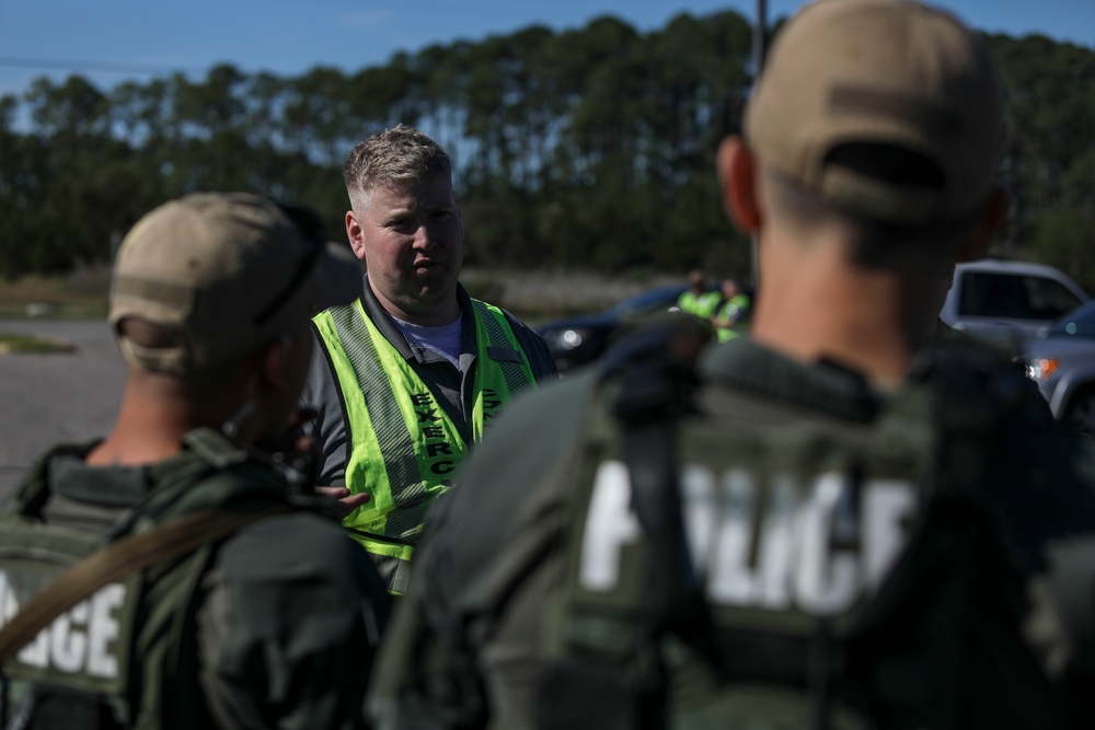 Parris Island Special Reaction Team trains during terrorism/force protection exercise