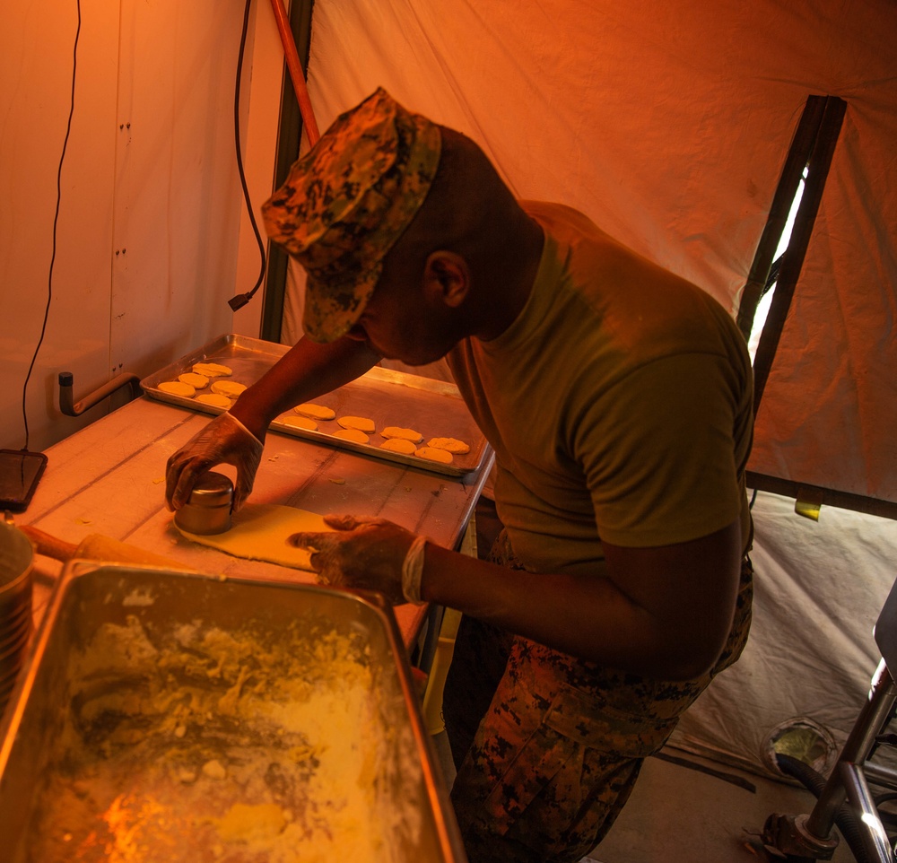 U.S. Marines and Sailors Construct A Wooden Bridge In Support of Pacific Blitz 2019