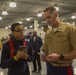 Marines interact with students at MEAC college fair