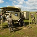 Marines from CLR 1 set up a VSAT during Pacific Blitz 2019