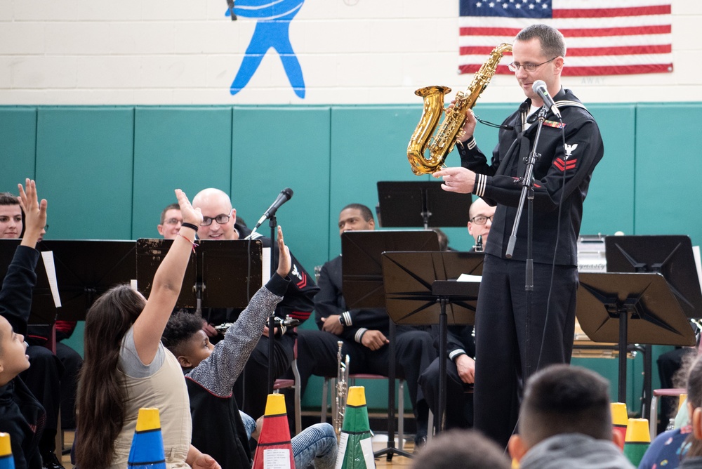 Navy Musicians Support Music in Our Schools