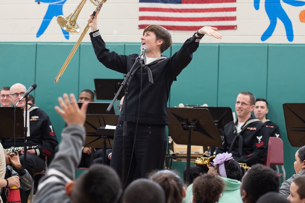 Navy Musicians Support Music in Our Schools