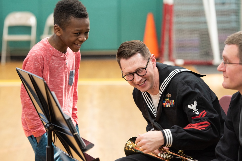 Navy Musicians Support Music in Our Schools