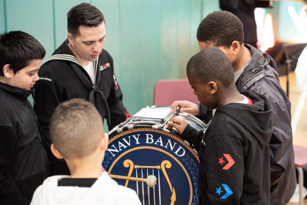 Navy Musicians Support Music in Our Schools