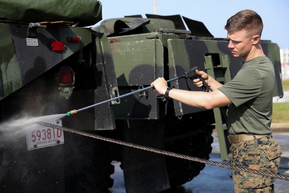 Under Pressure | Marines clean equipment for MRF-D