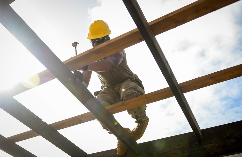 Pacific Partnership 2019 Builds Water Catchment System