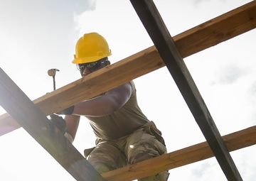 Pacific Partnership 2019 Builds Water Catchment System